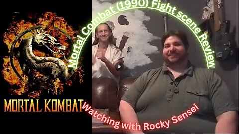 Big Boss Fight in Mortal Kombat Movie Review Watching with Rocky Sensei