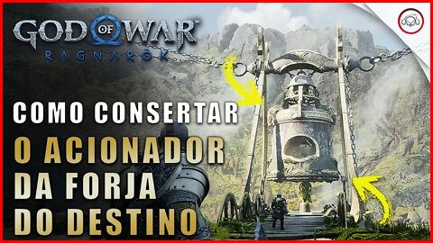 God of war Ragnarok, Como consertar o acionador da Forja do Destino | Super dica