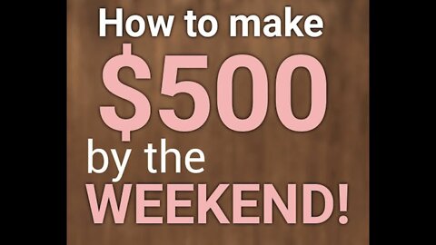 Earn $500 Commissions From This Website this Weekend! - Make Money Online - Wesley Virgin