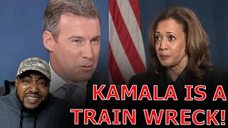 Kamala Harris BOMBS INTO NERVOUS TRAIN WRECK During FIRST SOLO SOFTBALL Interview After Debate!