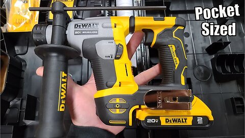 DEWALT Atomic 20V 5/8" Compact Brushless SDS PLUS Rotary Hammer Review DCH172D2 DCH172B