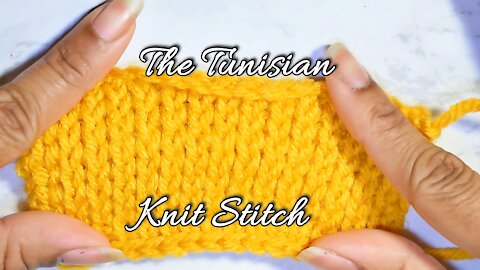 How to Crochet the Tunisian Knit Stitch