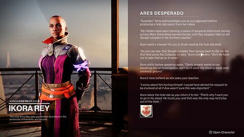 Destiny 2 Spire of The Watcher Prequest to Unlock See Iora Rey in the Tower Bazaar