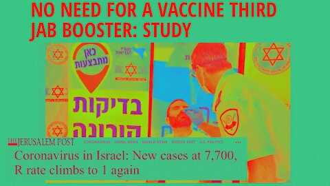 Lancet: “No Need For A 3rd Dose” BUT What About Israel? | 14.09.2021