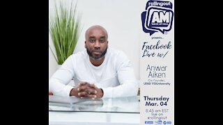 Anwar Aiken returns to AM Wake-Up Call for Thoughtful Thursdays