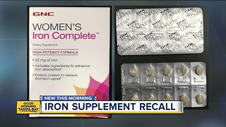 GNC recalls Women's Iron Complete Dietary Supplements due to risk of child poisoning