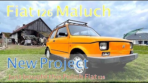 Fiat 126 el - I just bought my Polish project car Maluch - Its a bit broke!