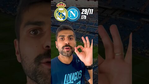 Palpite: Real Madrid x Napoli | 29/11/2023 | Champions League