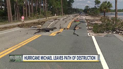 Hurricane Michael leaves path of destruction