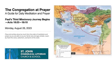 Paul's Third Missionary Journey Begins—Acts 18:23—19:10