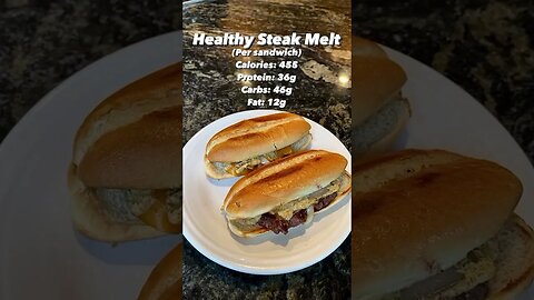 Healthy Steak Melt 🥩🥪💪🏻