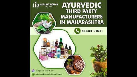 Ayurvedic Third Party Manufacturer in Maharashtra