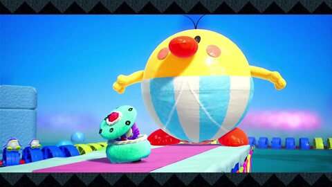 Chilly-Hot Isles + Burt the Ball Boss Battle - Yoshi's Crafted World (Part 16)