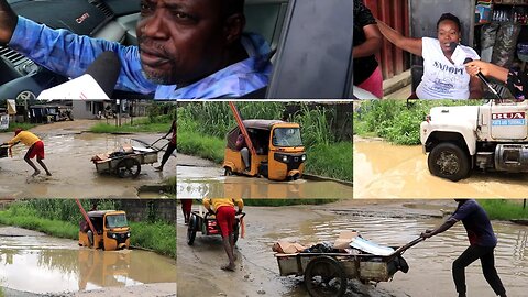 Flood overwhelmed people of Magbaraja community Rivers state t call on governor to come for help