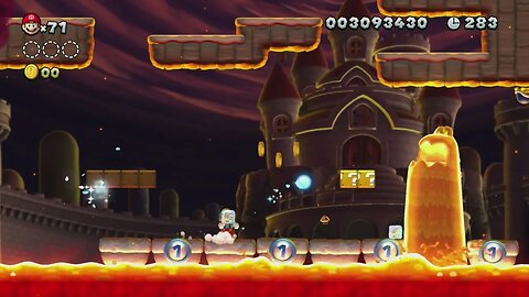 Magma River Cruise - New Super Mario Bros. U Deluxe (Peach's Castle)