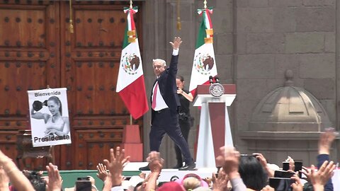 En su despedida, López Obrador defiende su legado en México para construir "una nueva patria" | AFP