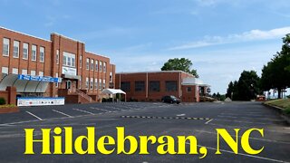 Hildebran, NC, Town Center - Small Towns - Walk & Talk Tour - Vlogging America