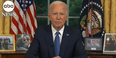 FULL SPEECH: President Joe Biden gives address after dropping out of 2024 election