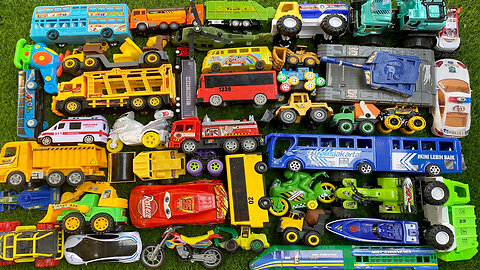 Mobil Mobilan Bulldozer, Lamborghini, Mobil Polisi, Mobil Balap F1, Motor Cross, Mobil Mcqueen 1