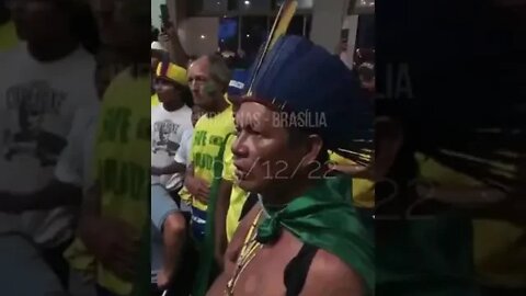 5th December 2022Protests in Brazil continue.This is Brasilia, outside the hotel where Lula