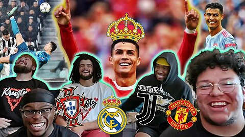 AMERICAN FOOTBALL PLAYERS REACT TO CRISTIANO RONALDO LEGENDARY MOMENTS