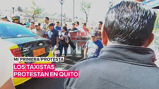 Mi primera protesta: Taxi contra Uber y Cabify