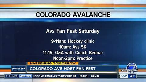 Avs host free fan fest Saturday