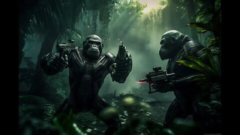 Cyborg Gorilla War!