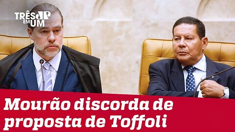 Mourão rebate Toffoli e é contra quarentena para juízes