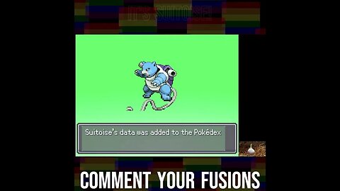 Pokemon Fusions- Suicune X Blastoise= WHY? Starters Vs Mythical FUSION!! #shorts #subscribe #pokemon