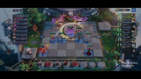 MLBB Magic Chess (magician and gunner formation)