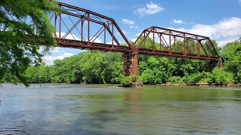 Flint River Albany GA from platform - Spring 2021