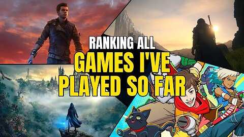 Ranking All 16 NEW Games I've Played So Far In 2023