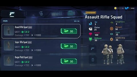 Unity 3D - First game project: Last Stand - Squad Management UI