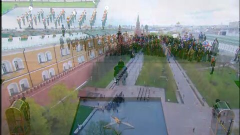 President Putin lays flowers and holds on to an eternal moment at the tomb of the Unknown Soldier at the Alexander Garden along the western Kremlin wall