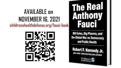 PRE-ORDER RFK JR'S NEW BOOK: "The Real Anthony Fauci" TODAY!