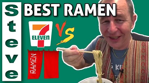 7-ELEVEN VS RESTAURANT RAMEN - In Search Of Japans Best Ramen 🇯🇵