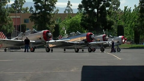 California Aeronautical University conducted fly over honoring essential workers, community spirit