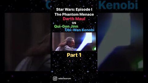 Darth Maul vs Qui-Gon Jinn & Obi-Wan Kenobi PART 1 #shorts