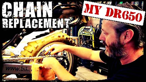 DR650 Chain Replacement