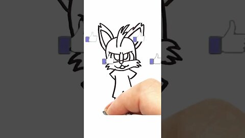 How to draw and paint Tails Nine from Sonic Prime #shorts