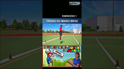 Treino do SUPER MARIO na VIDA REAL p/ PULAR + Alto🍄1 #Treino do #supermario #MARIOBROS #pliometria