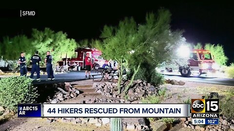 44 hikers rescued from Lost Dutchman State Park trail