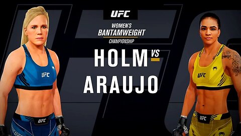 EA Sports UFC 4 Gameplay Viviane Araujo vs Holly Holm