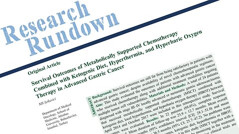 Research Rundown # 14: Survival Outcomes of Chemotherapy Combined with Keto and HBOT