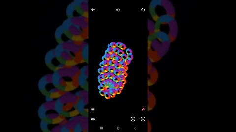 Tangle app on Android: chain ball #2