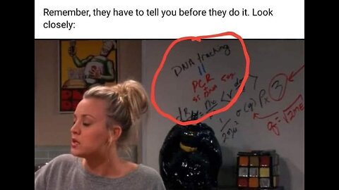 The Big Bang Theory PCR/DNA - 2007 - Prediction?