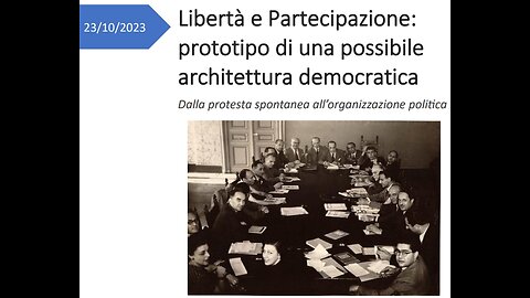 La democrazia interna - 23 ottobre 2023