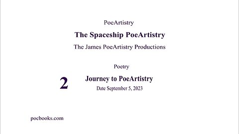 2 Journey to Spaceship PoeArtistry