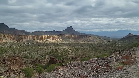 Heading up the pass to Oatman AZ